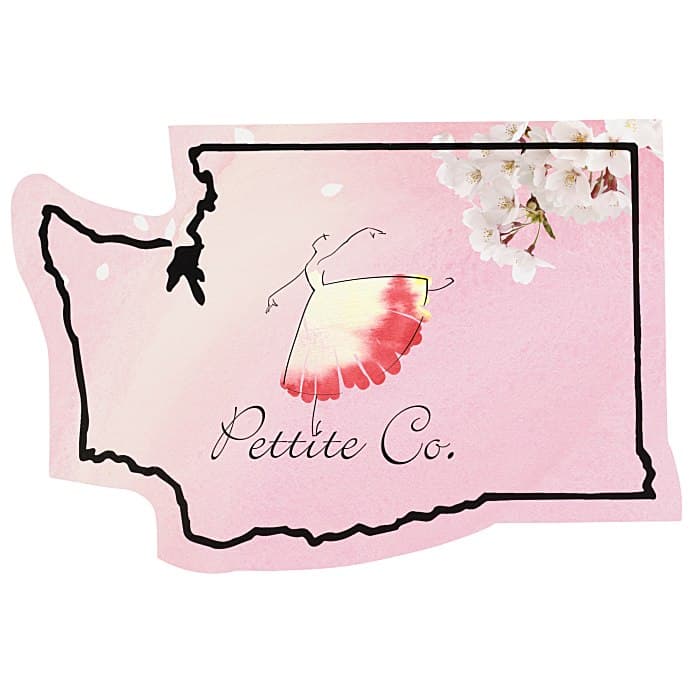 Flat Flexible Magnet - State - Washington - 30 mil
