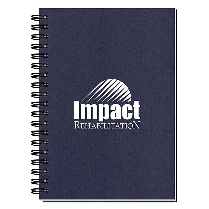Corded Paperboard Journal - 10 inches x 7 inches - 100 sheet