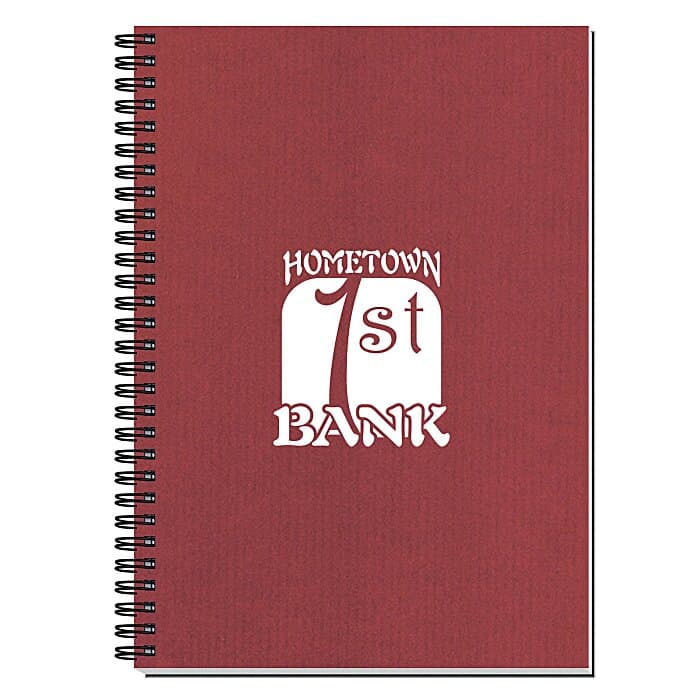 Corded Paperboard Journal - 10 inches x 7 inches - 50 sheet