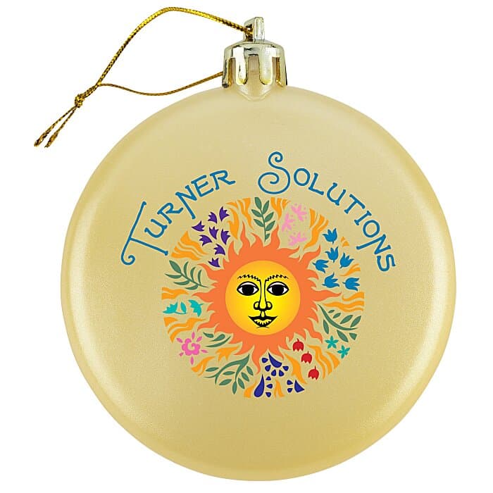 Satin Flat Ornament - Full Color