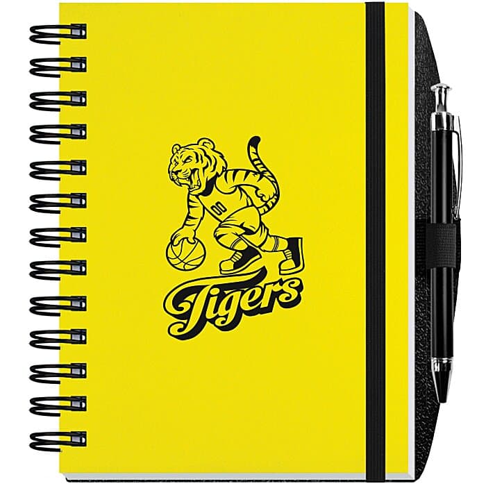 Polypro Journal with Pen - 7 inches x 5 inches - 100 sheet - Translucent