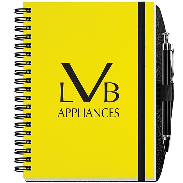 Polypro Journal with Pen - 7 inches x 5 inches - 50 sheet - Translucent
