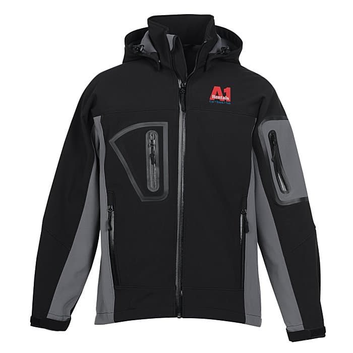 Waterproof Hooded Stretch Soft Shell Jacket