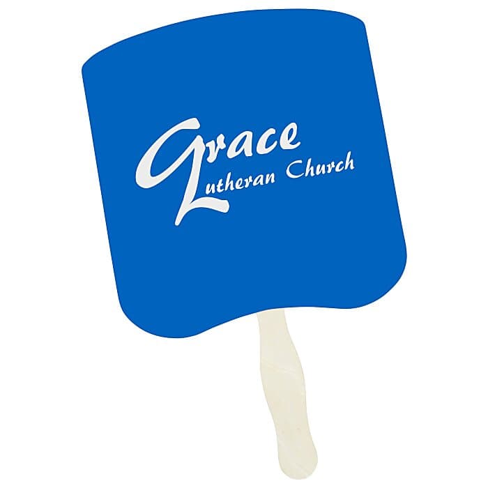 Kraft Back Hand Fan - Slice