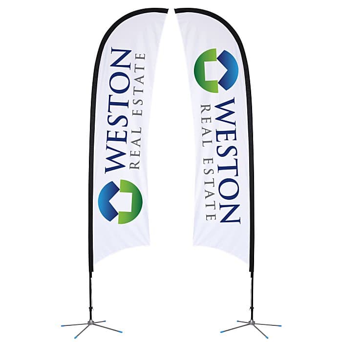 Indoor Razor Sail Sign - 13' - Two Sided
