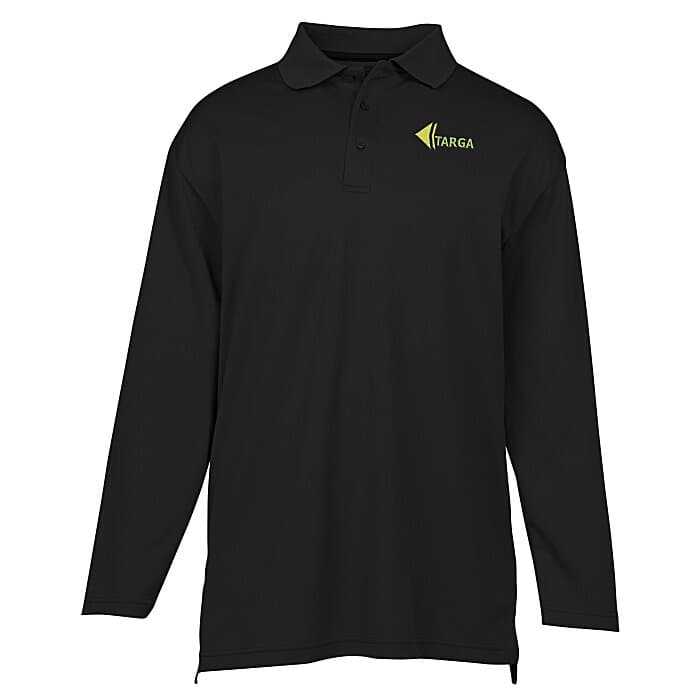 Dry-Mesh Hi-Performance Long Sleeve Polo - Men's