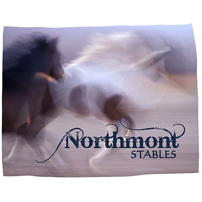 Full Color Microfleece Blanket - 60 inches x 80 inches