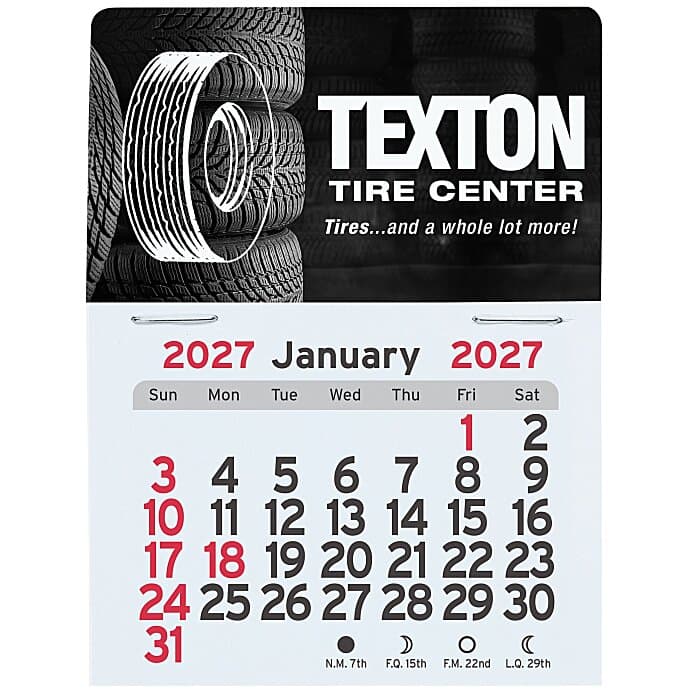 Peel-N-Stick Calendar - Tire