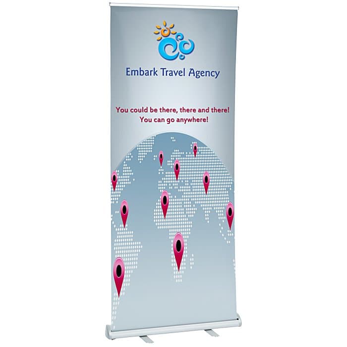 Value Retractable Banner Display - 33-1/2 inches