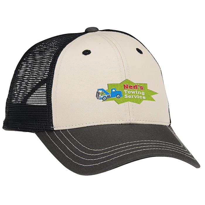 Tri-Color Trucker Cap