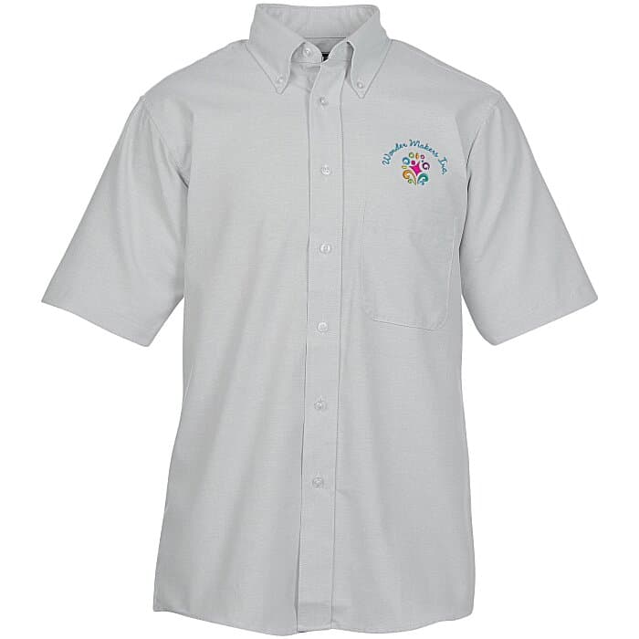 Easy Care Short Sleeve Oxford Shirt - Men's