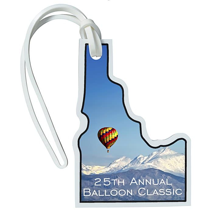 Soft Vinyl Full Color Luggage Tag - Idaho