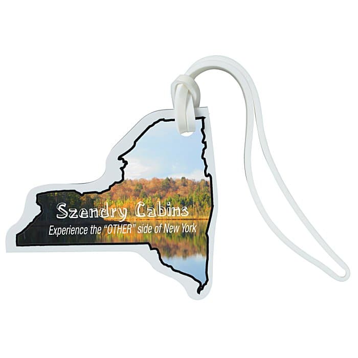 Soft Vinyl Full Color Luggage Tag - New York