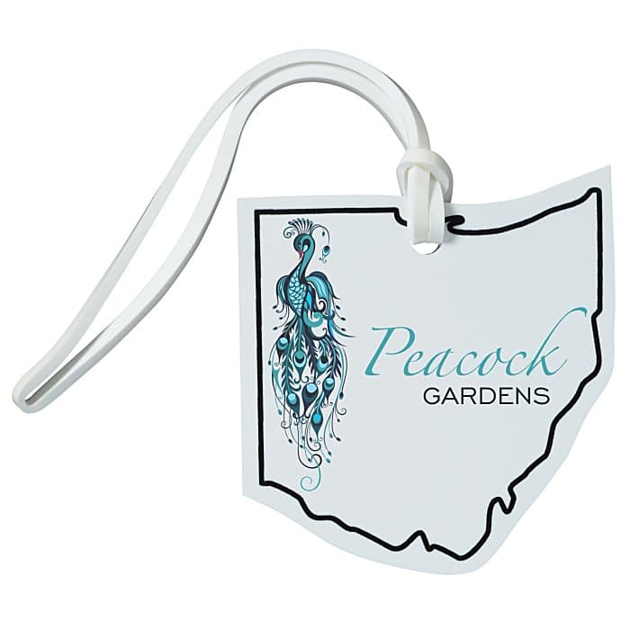 Soft Vinyl Full Color Luggage Tag - Ohio