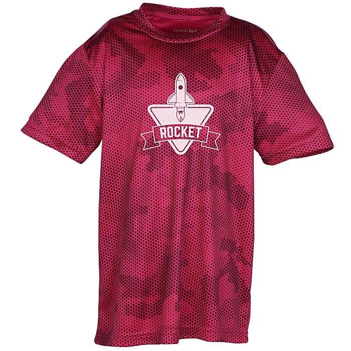 Challenger Camo Performance Tee - Youth - Screen