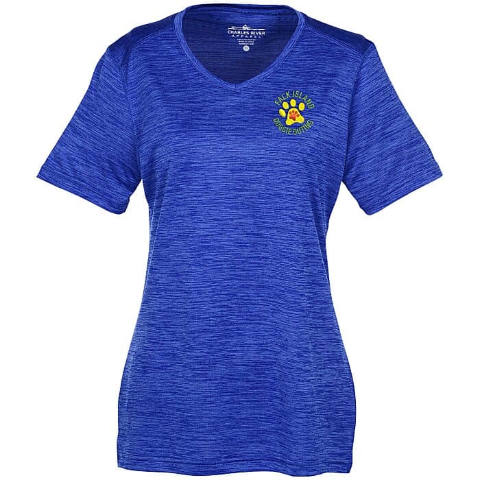 Space-Dyed Performance T-Shirt - Ladies' - Embroidered