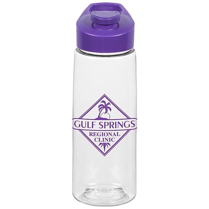Clear Impact Flair Bottle with Flip Carry Lid - 26 oz