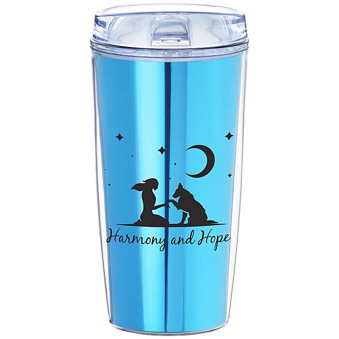 Metallic Ringo Travel Tumbler - 18 oz.