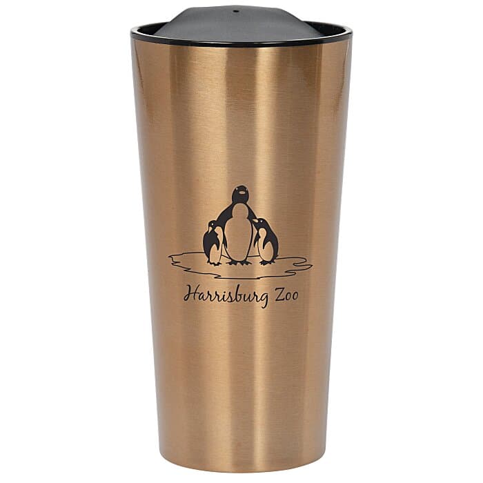 Customized Fashion Metallic Travel Mug - 16 oz
