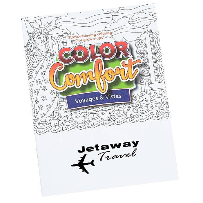 Color Comfort Grown Up Coloring Book - Voyages & Vistas