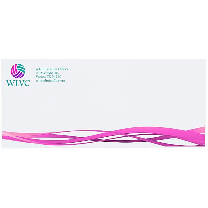 Business Envelope - 4 1/8 inches x 9 1/2 inches - Plain White