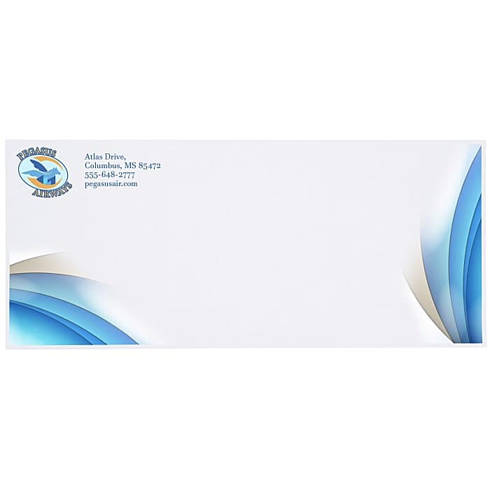 Business Envelope - 4 1/8 inches x 9 1/2 inches - Security Tint
