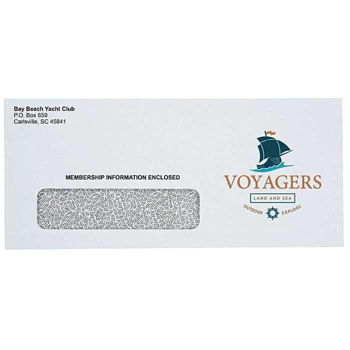 Business Envelope - 4 1/8 inches x 9 1/2 inches - Window Style