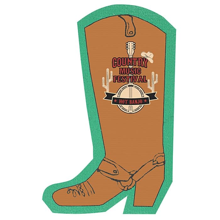 Cushioned Jar Opener - Cowboy Boot - Full Color