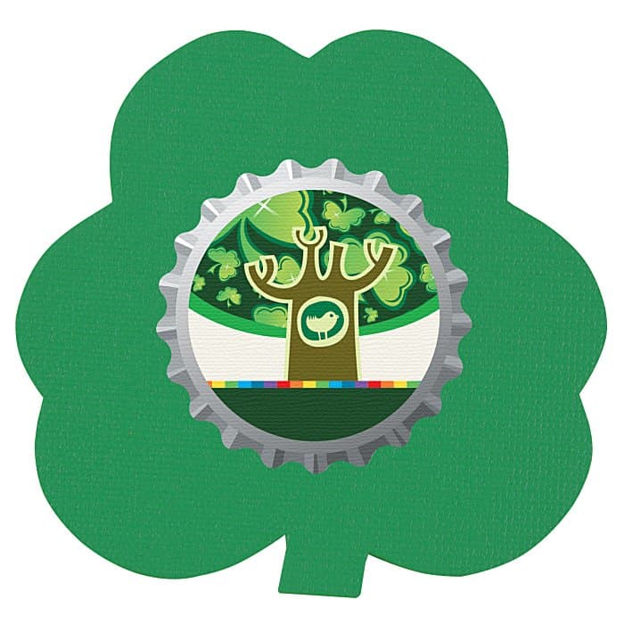 Cushioned Jar Opener - Shamrock - Full Color