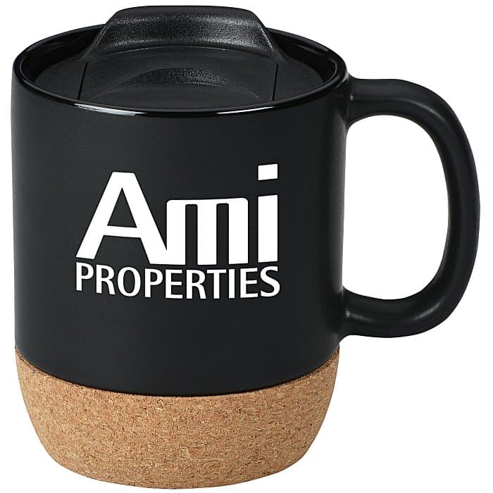 Cork Bottom Ceramic Mug - 12 oz