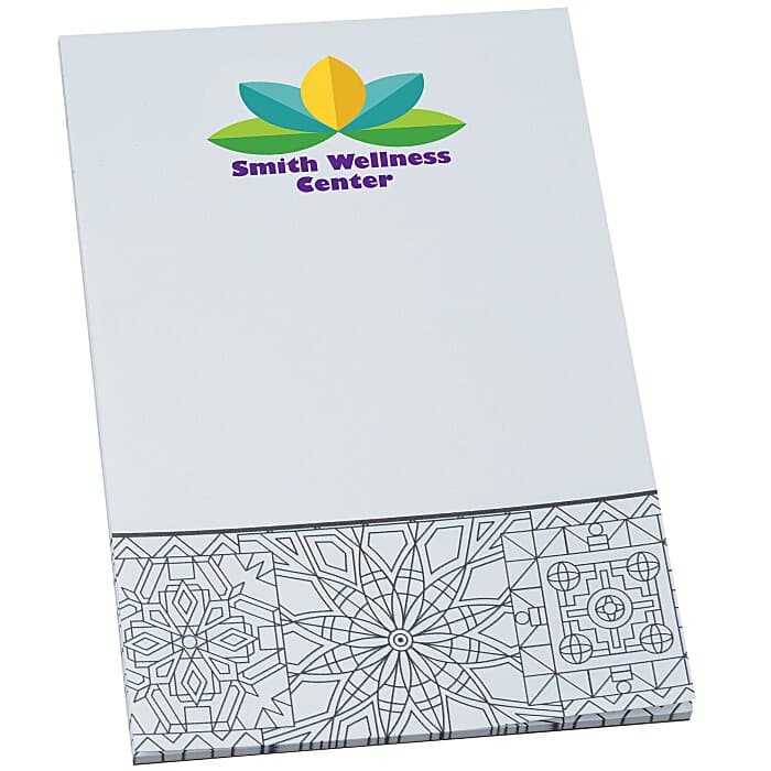 Color-In Notepad - Geometric