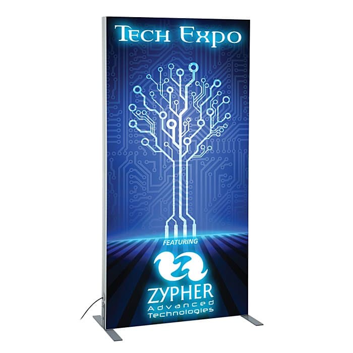 Vector Light Box Banner Stand - 36 inches - One Sided