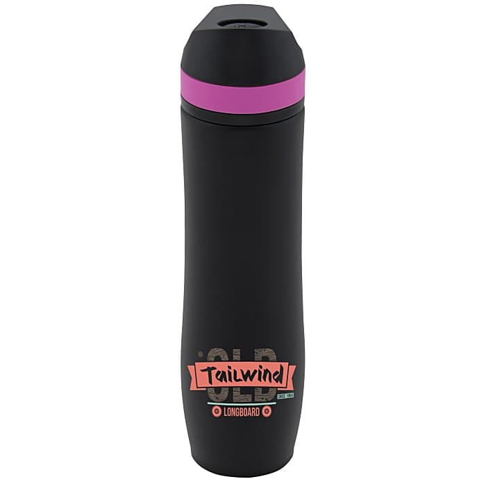 Persona Wave Vacuum Sport Bottle - 20 oz - Black - Full Color