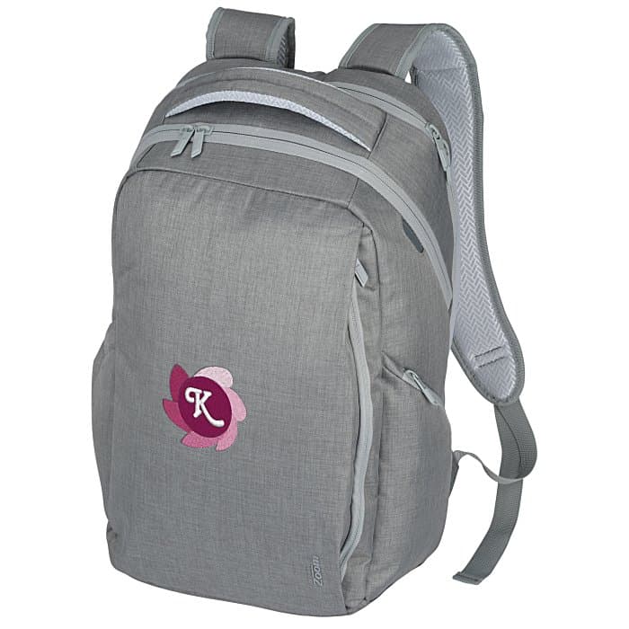 Zoom Grid 15-inch Laptop Backpack - Embroidered