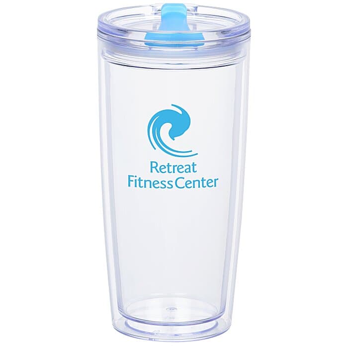 Clearly Acrylic Travel Tumbler - 20 oz