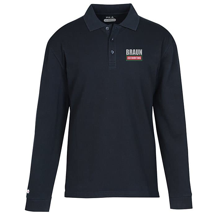 FILA Austin Long Sleeve Polo - Men's