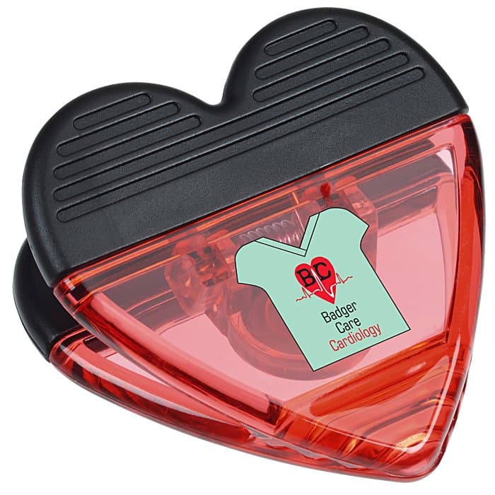 Power Clip - Heart - Translucent - Full Color