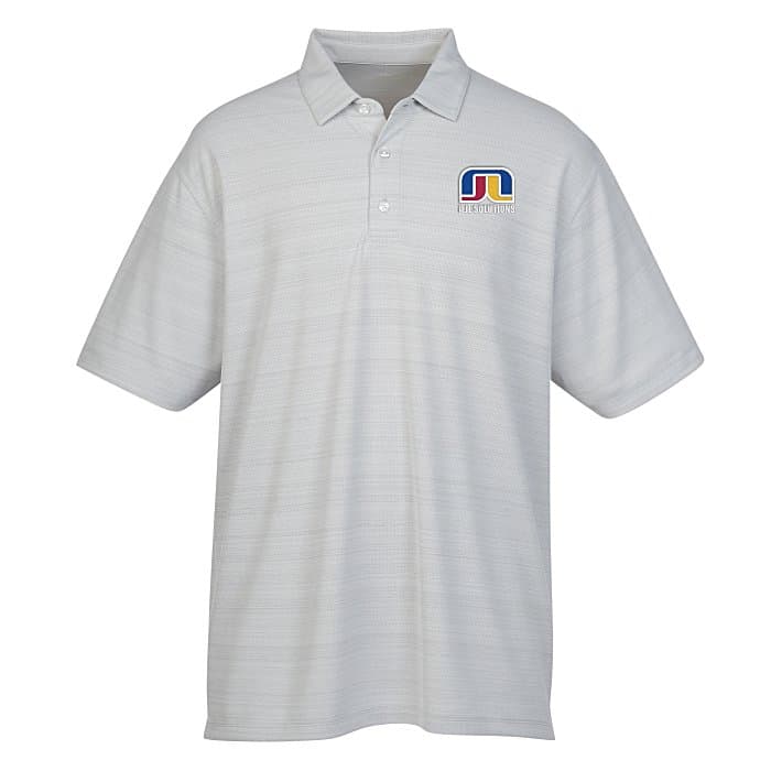 Barcode Textured Polo - Men's