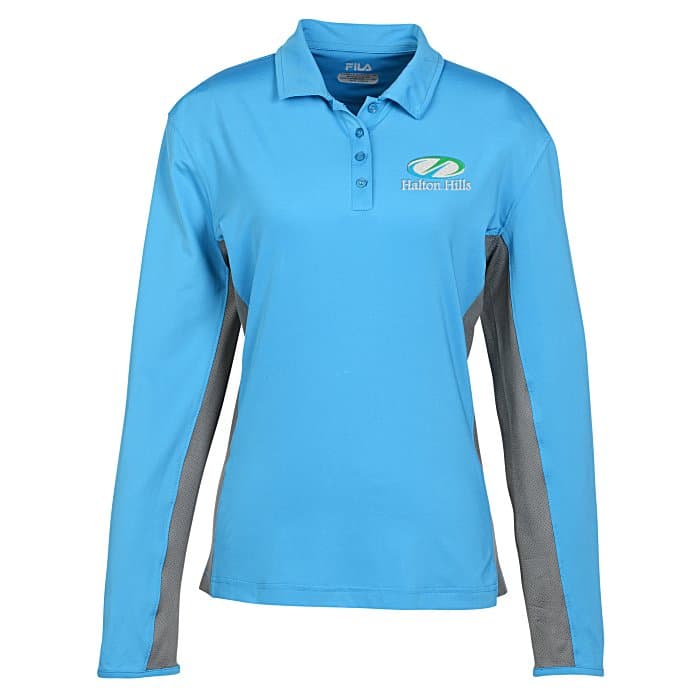 FILA Newport Long Sleeve Polo - Ladies'