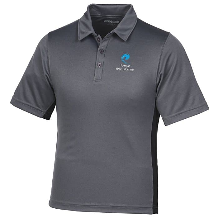 Side Swipe Colorblock Performance Polo - Men's