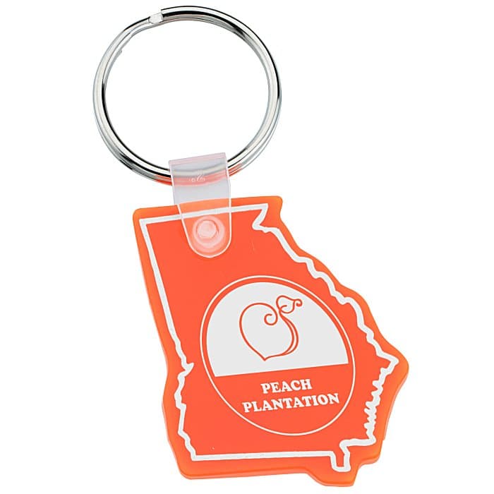 Georgia Soft Keychain - Translucent