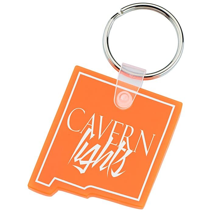 New Mexico Soft Keychain - Translucent
