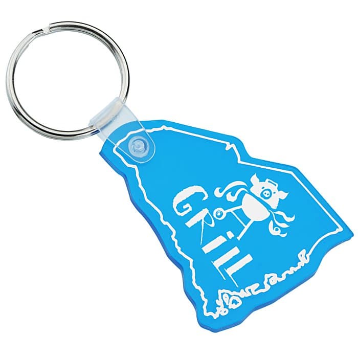 South Carolina Soft Keychain - Translucent