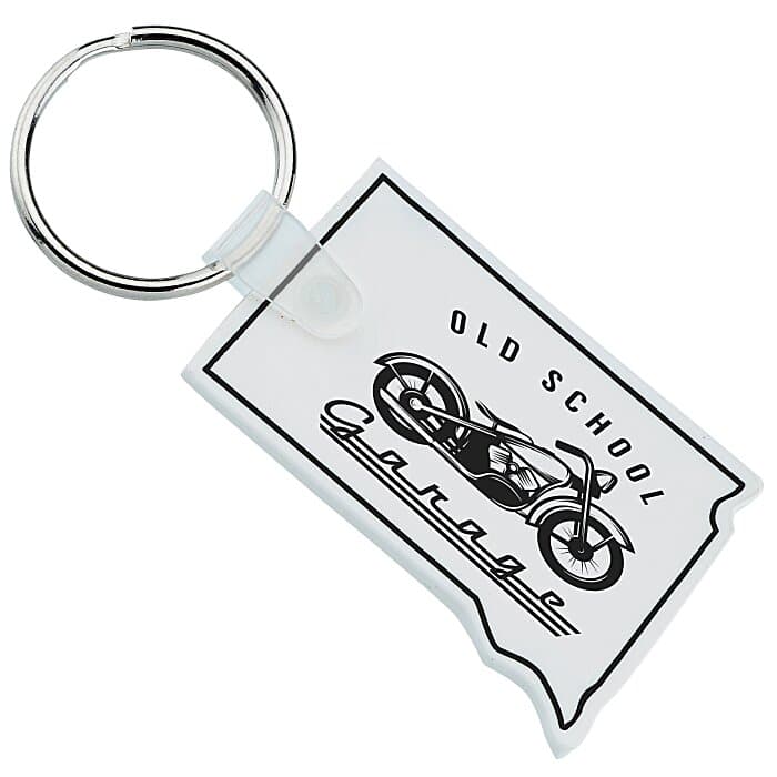South Dakota Soft Keychain - Opaque