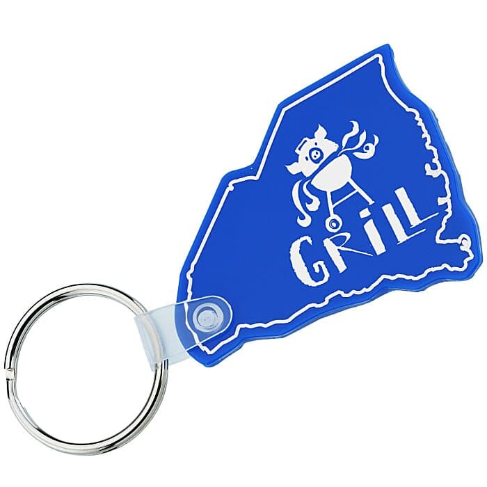 South Carolina Soft Keychain - Opaque