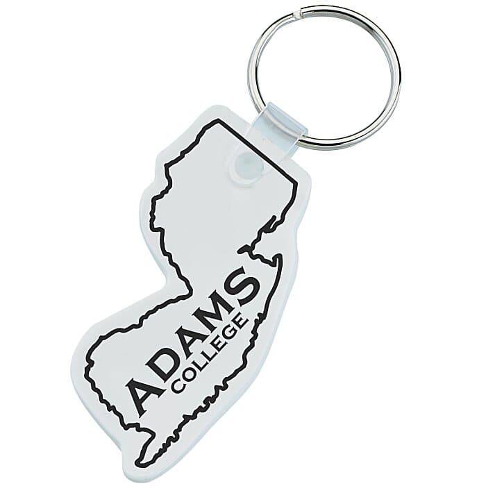 New Jersey Soft Keychain - Opaque