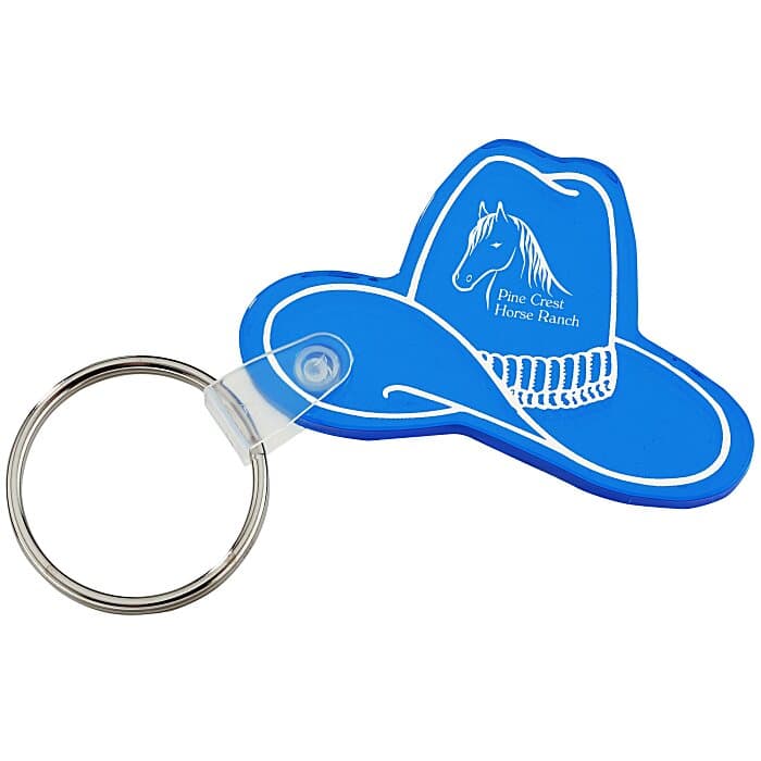Western Hat Soft Keychain - Translucent