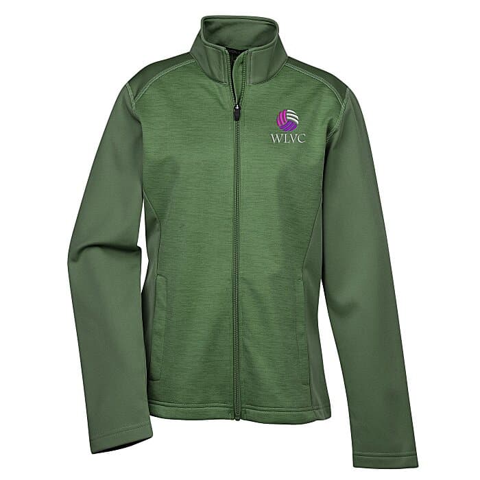 Newbury Colorblock Melange Fleece Jacket - Ladies'