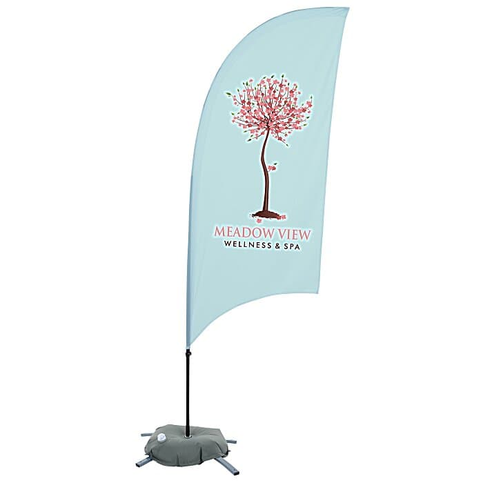 Indoor Value Razor Sail Sign - 7 1/2 feet - One Sided
