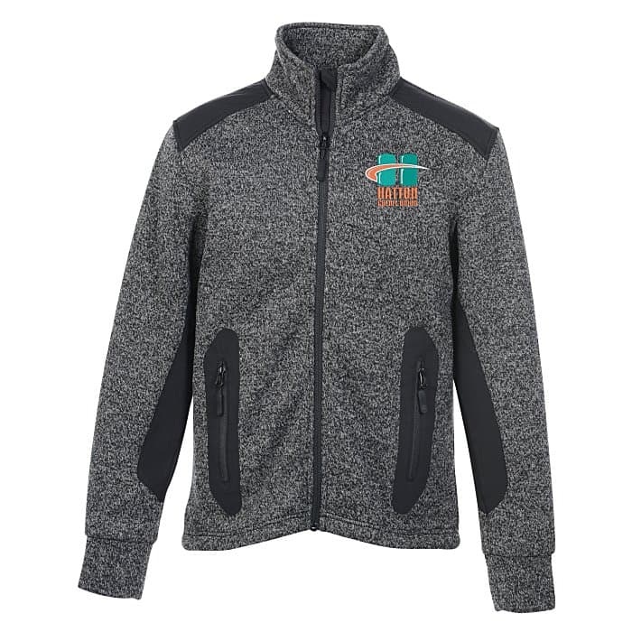 Heavy Knit Technical Sweater Fleece Jacket - Men's